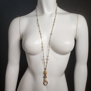 Vintage Kirks Folly Angel Watch Necklace